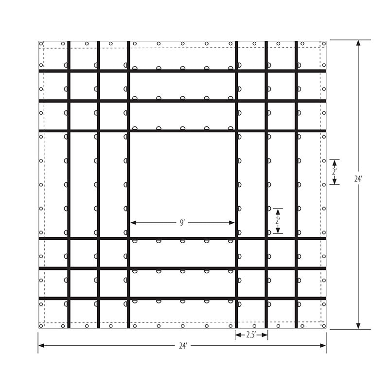 Легкий брезент для техники