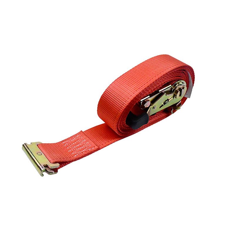 Ремешок с храповым механизмом E-Track с красным отпечатком пальца размером 2 x 12 дюймов