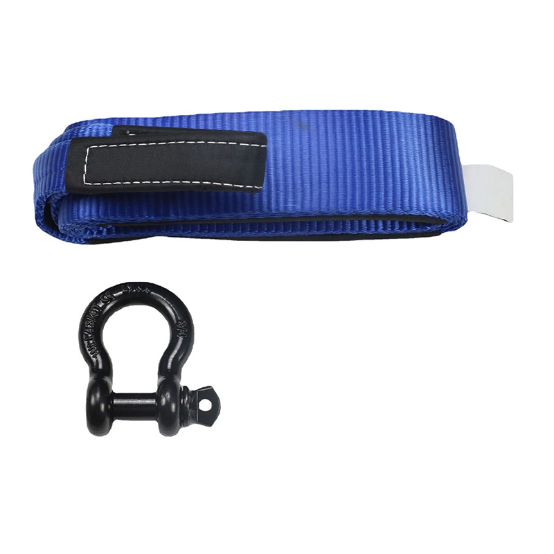 Буксировочные ремни D Shackle Blue